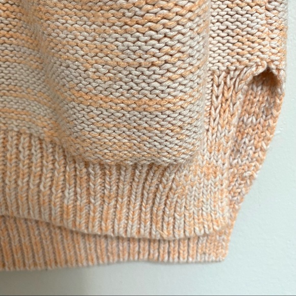 Wilfred Aritzia Cropped Peach Sweater with Pockets - Picture 6 of 10